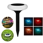 SAHAPECT 20 Led Home Garden Waterproof Outdoor Auto Colour Changing Disk Shaped Solar Light Set an Excellent Solution For Out Door Lighting