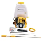 Jeevan Shakti 4-stroke 20 liter Power Sprayer with GX35 Engine, Original Brass Pump and Leather Belt