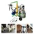 Single Bucket 20 Liter Trolley Type Cow Milking Machine With 0.75 HP Motor
