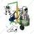 Single Bucket 20 Liter Trolley Type Cow Milking Machine With 0.75 HP Motor