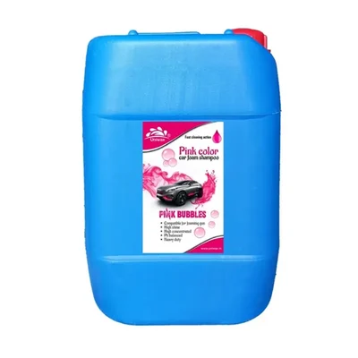 Uniwax 20L Pink Color Car Foam Shampoo, Fast Cleaning Action