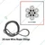 National 20 mm 10 Meter Wire Rope Sling,6x19 IWRC, Single Leg For Lifting, Rigging, and Material Handling