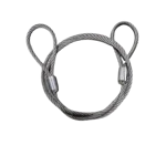 National 20 mm 4 Meter Wire Rope Sling,6x19 IWRC, Single Leg For Lifting, Rigging, and Material Handling