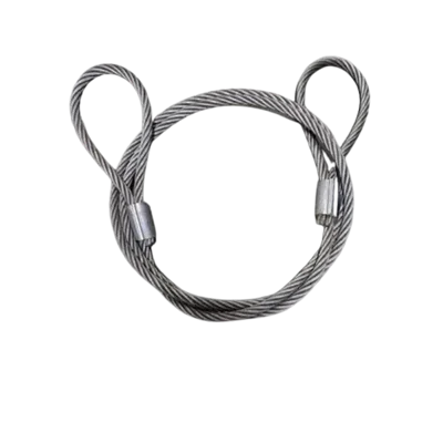 National 20 mm 9 Meter Wire Rope Sling,6x19 IWRC, Single Leg For Lifting, Rigging, and Material Handling