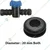 High Quality 20 mm Connector with 20 mm Grommet Combo used for Irrigation Purposes (Pack of 50 Pcs Each)