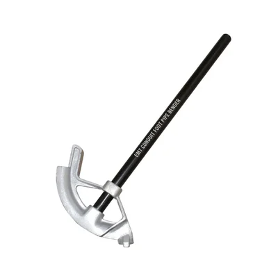 Inder 20mm EMT Conduit Foot Pipe Bender, 120mm Radius Manual Heavy-Duty Hand Bender for Precision Bending P-242B