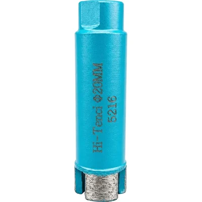 HI-TENCI 20mm Granite Core Bit with M-10 Thread for Hard Natural Stone Precision Drilling