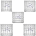 JS Designer 25 x 25 x 3 cm 20 mm Plastic Cover Block Mould, 25 Cavity (Pack Of 5)