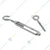 LIFT IT  5 Pcs 20 mm Eye to hook Commercial Mild Steel Galvanized Turnbuckle 