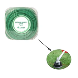 Premium Quality 3mm 25 Meters Round Nylon Rope for Petrol Brush Cutter(Quantity-1 Pc)