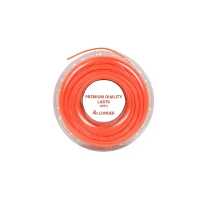 Premium Quality 3mm, 25 Meters Square Nylon Rope for Petrol Brush Cutter(Quantity-1 Pc)