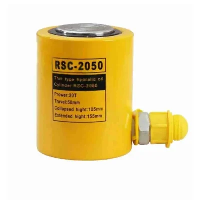 Hartley 20 Ton 2 Inch 50mm Stroke Single Acting Compact Hydraulic Cylinder Jack Ram RSC-2050
