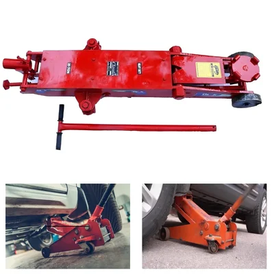 Classic 20-Ton Capacity Hydraulic Floor Trolley Jack for Dumper, Heavy-Duty Vehicle - 558 mm Maximum Lifting Height