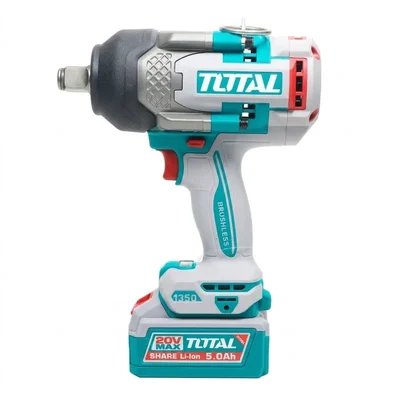 Total 20V 1350Nm 1800 RPM 3/4 Inch High Torque Brushless Cordless Impact Wrench Bare Tool TIWLI20135