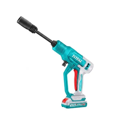 Total 20V 24.8Bar 2.8L/min Portable Self Priming Cordless Pressure Washer Kit TPWLI20362