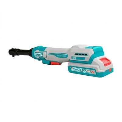 Total 20V 65Nm 350 RPM 3/8 Inch 170mm Extended Neck Cordless Ratchet Wrench Kit TDRLI2065292