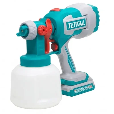 Total 20V 800ml/min 1000ml Container Adjustable High Flow Cordless Paint Spray Gun Bare Tool TSGLI2004