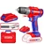 Emtop 10mm 20V Cordless Impact Drill Machine With Battery, Charger & Accessories, 0-400/0-1500 RPM (ECDL200528)