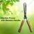 Garden Shears with Wooden Handle of 12 Inch Blade for Farming or Gardening
