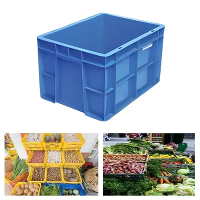 Aristo Pack of 3, 21L 400x300x220 mm Complete Closed Solid Plastic Crate, 43220 CC