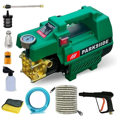 Parksiide 210 Bar, 2100W High Pressure Washer With 9 Required Accessories