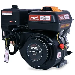 Balwaan 212CC, 7Hp 4-Stroke Recoil Start Petrol Engine with 3.6L Fuel Tank || Dual Silencer || Double Air Filter(BX-212)