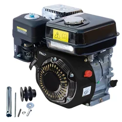 Heavy Duty 212CC 8Hp 4 Stroke Single Cylinder Air Cooled Recoil Start Petrol Engine With Accessories, 3.5L Fuel Tank