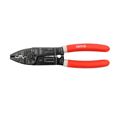 Yato 215 mm Wire Stripping Plier, 7 - 8 mm Crimping Capacity (YT-2293)