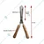Garden Shears with Wooden Handle of 12 Inch Blade for Farming or Gardening