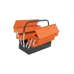 Kapson 21 Inch 5 Compartment Cantilever Tool Box Industrial Organizer with Tiered Storage K-603