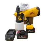 Premium Quality 21V 800ml Container, 0.1-0.2 Bar Spraying Pressure Cordless Spray Gun With Battery-Charger, Flow Rate 1000ml/Min