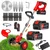 Cordless Rechargeable 2-in-1 Grass Trimmer & Edge Cutter | Lightweight, Adjustable Height, 3 Blade Types | 21V Dual Battery and Charger