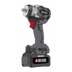 Akari 1/2 Inch Drive 21 V Cordless Impact Wrench with Dual 4.0 Ah Batteries (ACT-CIW-500)