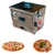  Heavy Duty 22 x 20 Inch Gas Operated Stainless Steel Stone Based Pizza Oven, 4 Pizza