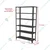 Alija 72 x 35 x 12 Inch 6 Shelves Multipurpose Storage Rack (22 Gauge Shelves & 16 Gauge Angle)