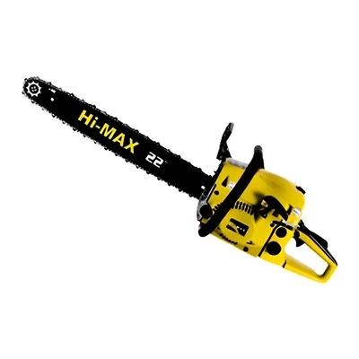 Hi-Max 58-cc Petrol Operated Chainsaw with 22 inch Guide Bar | Used for Landscaping Purposes | IC-059A