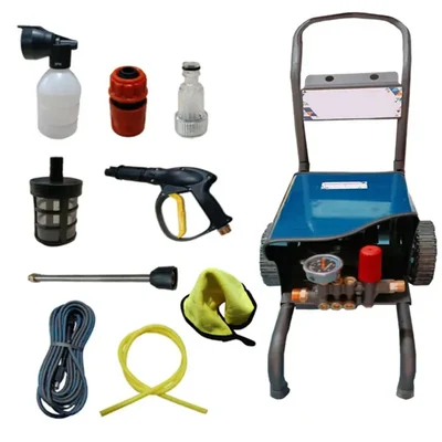 Heavy Duty 220 Bar, 3 HP High Pressure Car Washer With Accessories