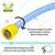 Agriansh 220 PSI, 12V DC, 5 M PVC Hose Pipe Used for Gardening, Water dispensing, Home cleaning, Agriculture use