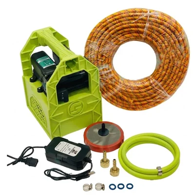 GROWELL 12V/ 14 Ah, 220 PSI  Double Motor Portable Battery Sprayer With 100 Meter Delivery Pipe