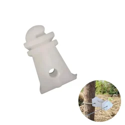 2.25 inch White Plastic Insulator for Solar Fencing/Solar Energizer (Pack of 100)