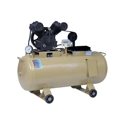 Heavy Duty 225 L Single Stage Double Cylinder Air Compressor Without Motor