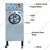 Commercial Stainless Steel 22 Litre Air Churner Ice Cream Machine