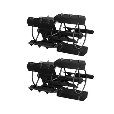 Heavy Duty 2 Pieces Economy 22 inch Paddy Cage Wheel for 7 to 12 HP Diesel Power Tiller