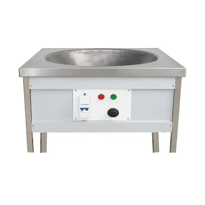 22 inch Square Table Top Electric Kadhai, 6000W with Safety Features (MCB/Auto-Cut Off)