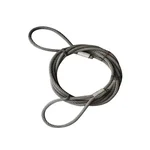 National 22 mm 8 Meter Wire Rope Sling,6x19 IWRC, Single Leg For Lifting, Rigging, and Material Handling