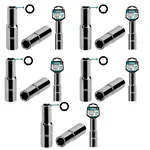 Total 1/2 Inch Drive 22 mm Deep Hexagonal Socket (THTST12223L) Pack of 5