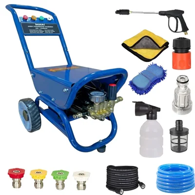 Dayuri 230 Bar 3.75 HP Motor Trolley Type High Pressure Washer With 3.75 HP Motor and All Required Accessories (DA-PW5174)