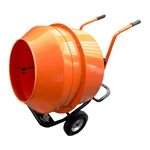 Heavy Duty 230L, 0.6 HP Single Phase Tilt Type Concrete Mixer With Electric Motor Operation