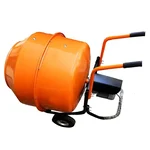 Heavy Duty 230L, 0.6 HP Single Phase Tilt Type Concrete Mixer With Electric Motor Operation
