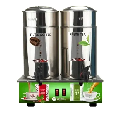 EVERYDAY 230V, 4L Traditional Coffee Tea Maker with Fully Automatic System and Stainless Steel 304 (Twin Tanks)